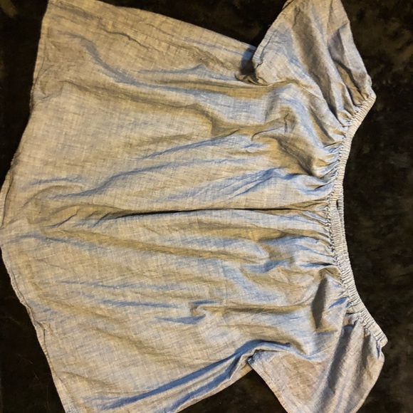 Off the shoulder denim top - Picture 4 of 4